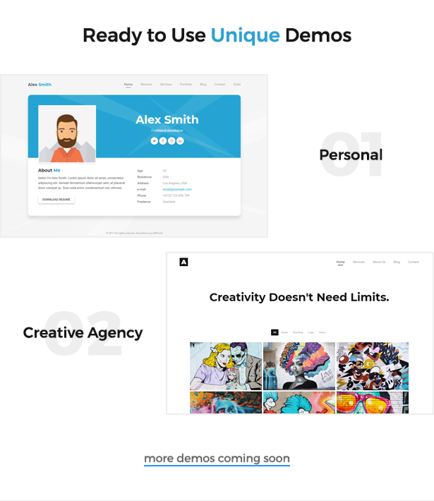 Aveo | CV/Resume WordPress Theme - 5